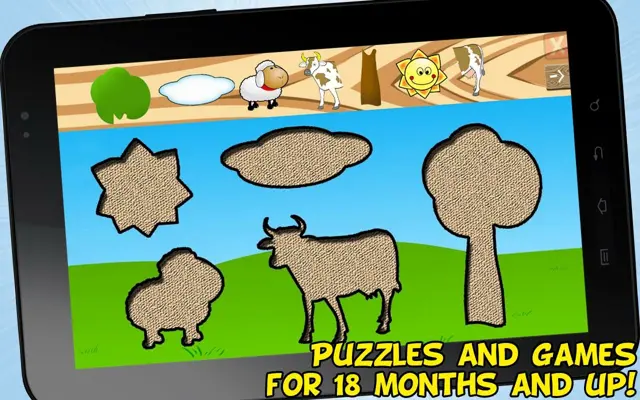 Barnyard Games For Kids Free android App screenshot 0